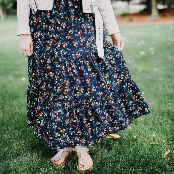 Hayden Los Angeles Boho Dress Floral Print Size Medium - Picture 2 of 16